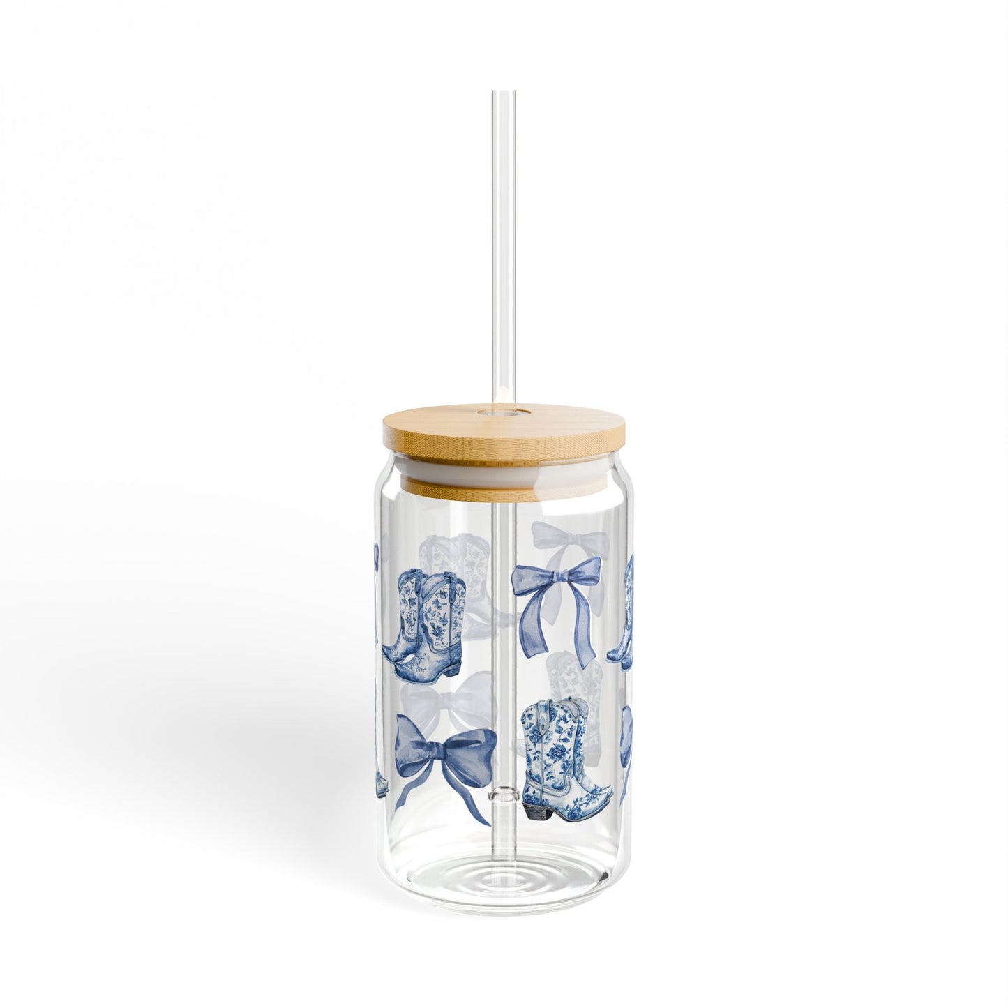 Coquette Cowgirl Glass Jar