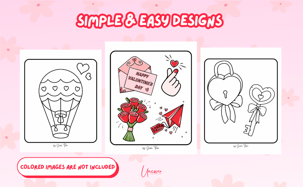 Valentine Coloring Book - Part 1 | Digital Download