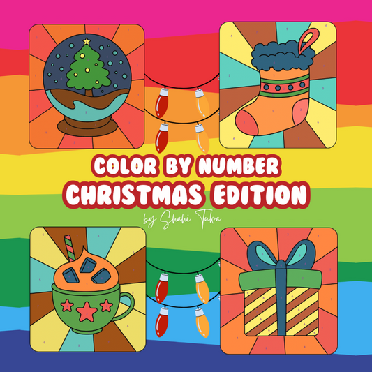 Color by Number Book: Christmas Edition | Digital Download