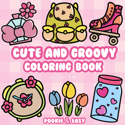 Cute and Groovy Coloring Book - Part 3 | Digital Download