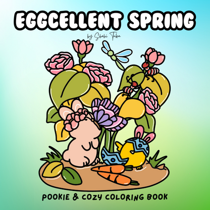 Eggcellent Spring Coloring Book | Digital Download