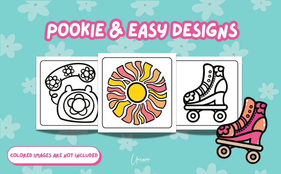 Cute and Groovy Coloring Book - Full Version | Digital Download