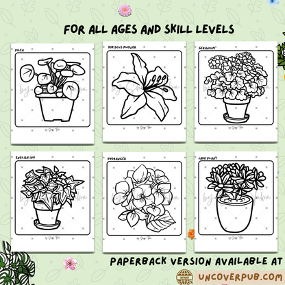 Plants and Flowers Coloring Book | Digital Download