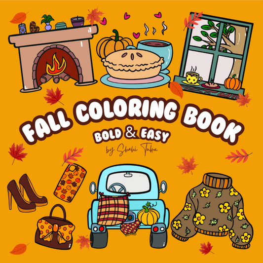 Fall Coloring Book | Digital Download