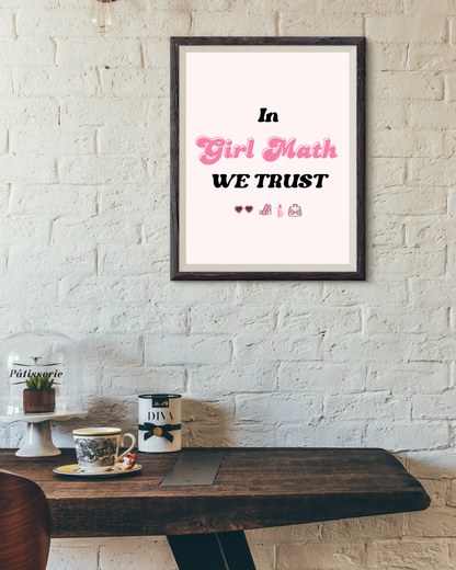 Girls' Trendy Printable Wall Art