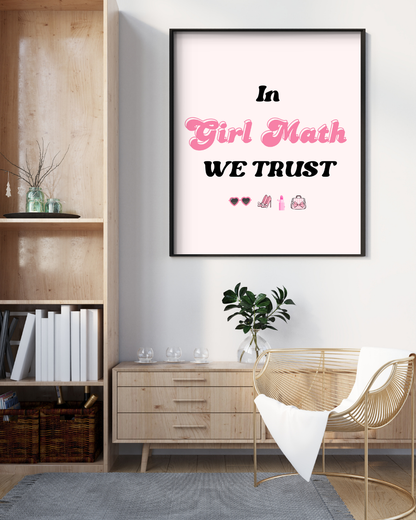 Girls' Trendy Printable Wall Art