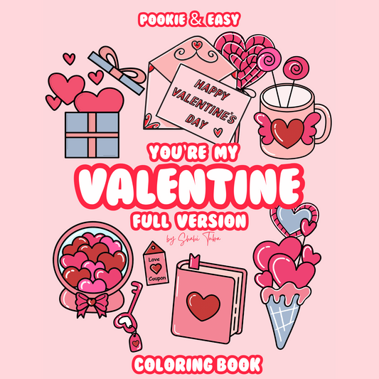 Valentine Coloring Book - Full Version | Digital Download