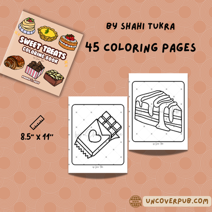 Sweet Treats Coloring Book | Digital Download