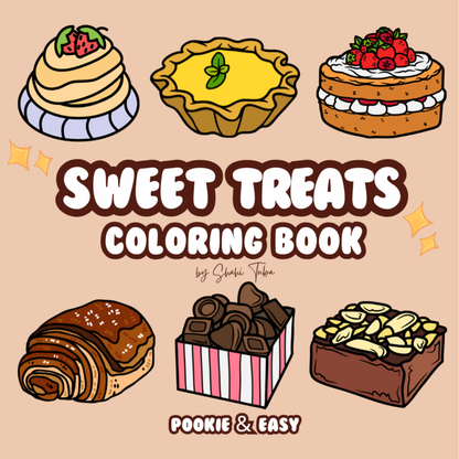 Sweet Treats Coloring Book | Digital Download