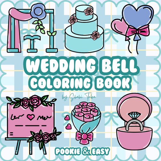 Wedding Bell Coloring Book - Part 1 | Digital Download